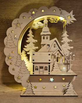 Preview: 3D-Weihnachtsszene