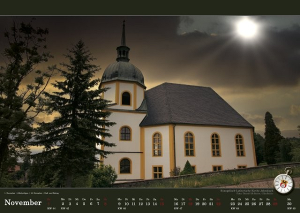 Kalender A3 - Glashütte in Sachsen - Fotokalender 2026 - "Heimat ist da, wo dein Herz schlägt"