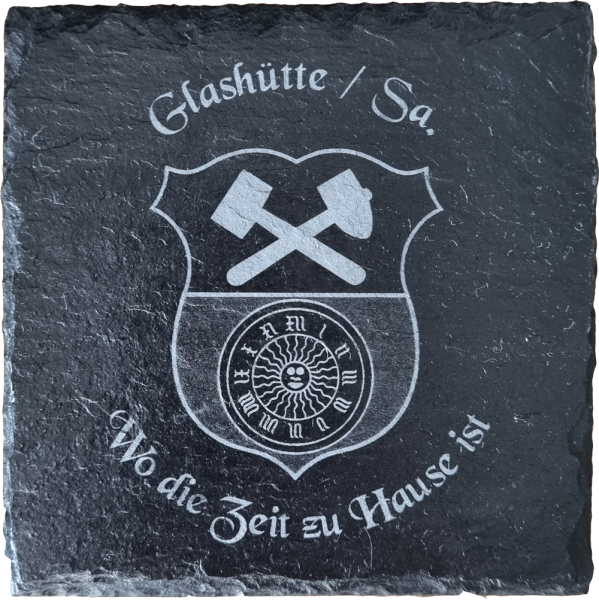 Wappen Glashütte - Wo die Zeit zu Hause ist